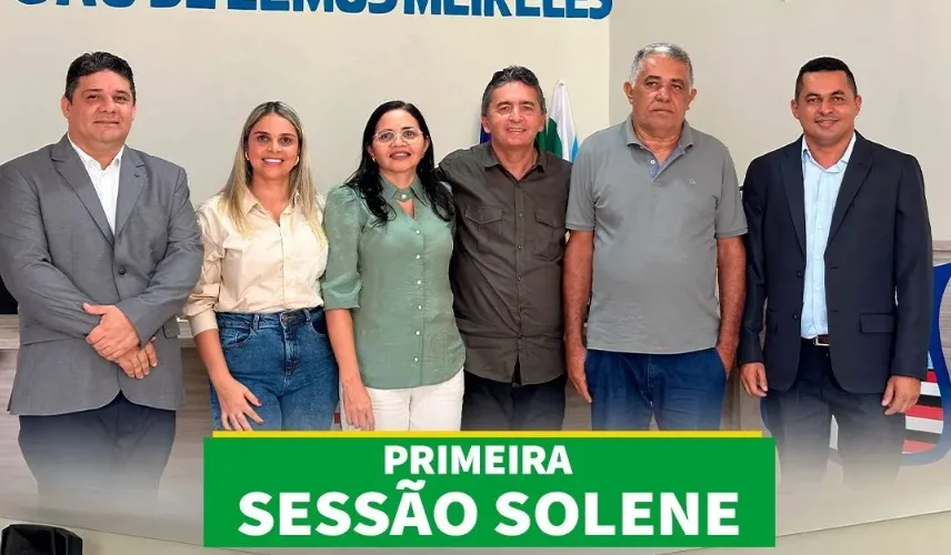 Prefeito Zezão e vice Geraldina acompanham abertura dos trabalhos legislativos em Governador Luiz Rocha