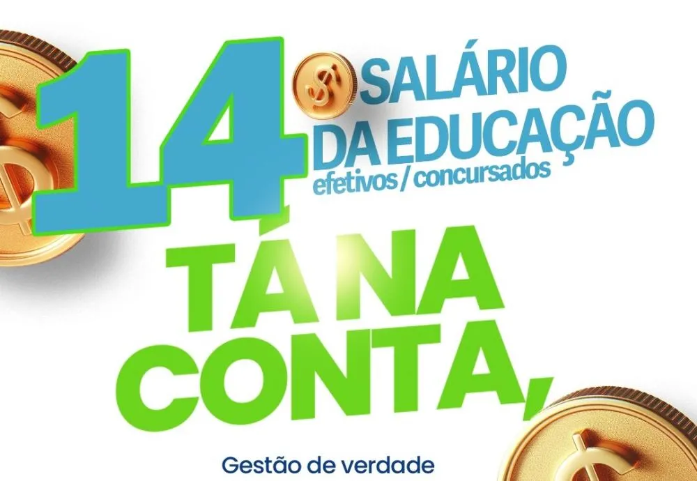 Histórico! Prefeito Salomão Barbosa realiza pagamento inédito do 14º salário para servidores da educação