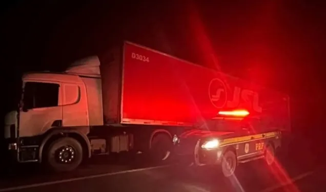 PRF recupera caminhão roubado em Dom Eliseu no Pará, na BR 226 proximo a Tuntum