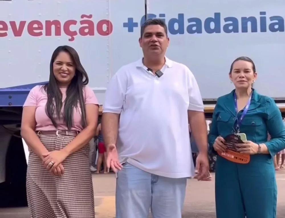 Prefeito Ronaldo Vieira Junior e governo do estado promovem ações da carreta da mulher em São Jose dos Basilios. 