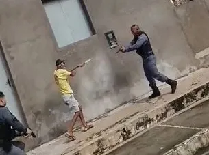 MORRE IDOSO BALEADO POR PM NA CIDADE DE COELHO NETO MA