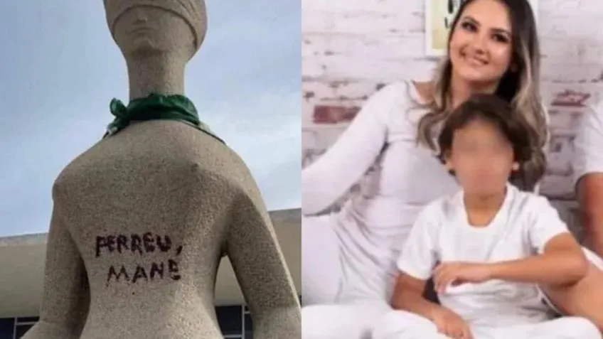 Moraes recua e manda Débora, que pichou “perdeu, mané”, para prisão domiciliar