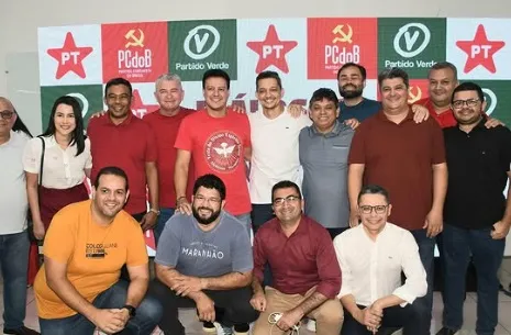 Presidente da Câmara Ricardo Lucena participa de encontro estadual com Felipe Camarão durante lançamento de pré-candidatura da federação PT, PCdoB e PV