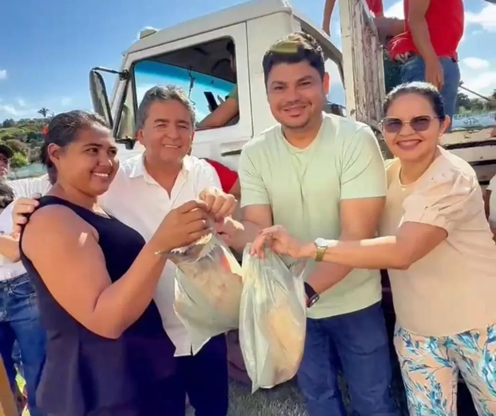 Mais de 3 mil famílias são beneficiadas com distribuição de pescado realizada pelo prefeito Zezão em Governador Luiz Rocha
