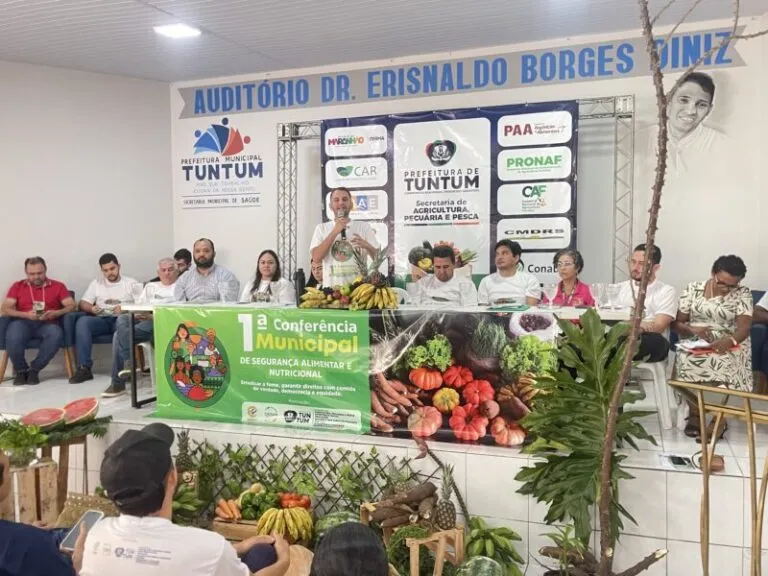 TUNTUM: Fernando Pessoa confirma compromisso com a Segurança Alimentar na 1ª Conferência Municipal de Segurança Alimentar e Nutricional
