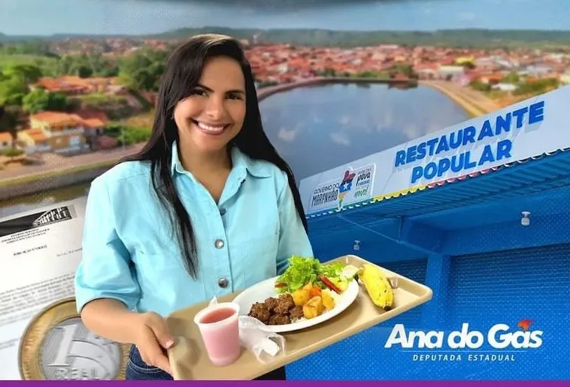 Deputada Ana do Gás celebra dois anos do Restaurante Popular de Santo Antônio dos Lopes e reforça combate à fome