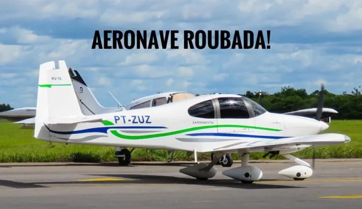 Aeronave é roubada em ação criminosa em Presidente Dutra; monomotor pertence ao prefeito de Senador Alexandre Costa Nilo Arouche