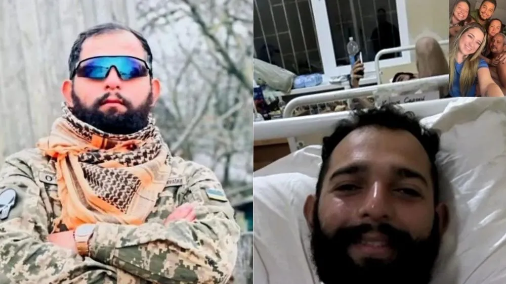 Maranhense recrutado pelo exército ucraniano tem perna amputada