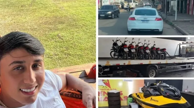 Influencer Marcos Filho tem R$ 12 milhões bloqueados por rifas ilegais e desvio de dinheiro no MA
