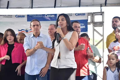 Deputada Daniella participa de uma série de inaugurações na cidade de Caxias