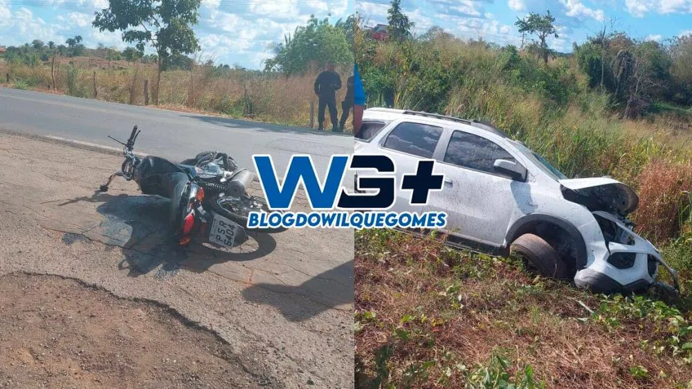 Motociclista morre em grave acidente na BR-135 próximo a Presidente Dutra