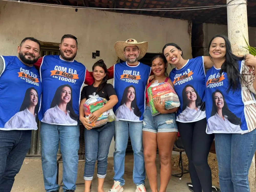 Deputada Daniella entrega mais de 2 mil cestas básicas para famílias carentes em Presidente Dutra