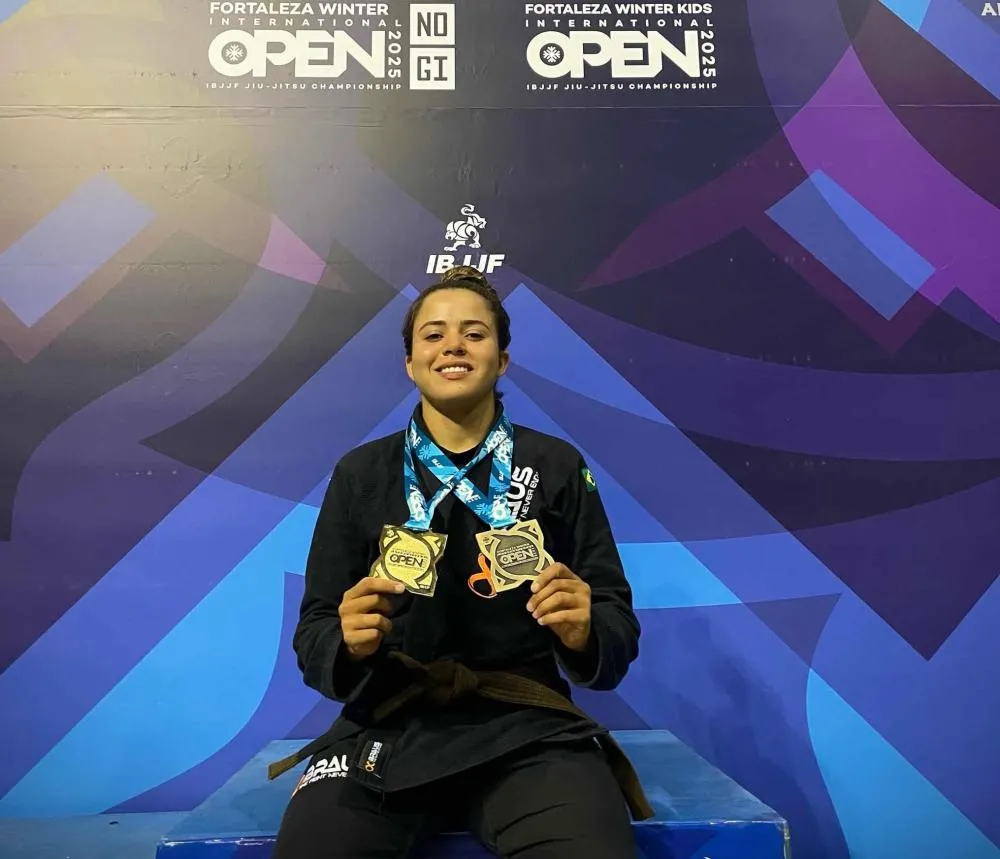 Thaynara Delamarque conquista título no Campeonato Internacional de Jiu-Jitsu em Fortaleza