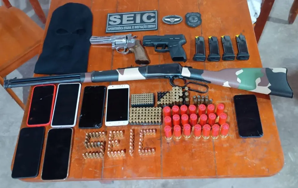Operação prende suspeito de ataques a três bancos do MA e apreende armas e ferramentas