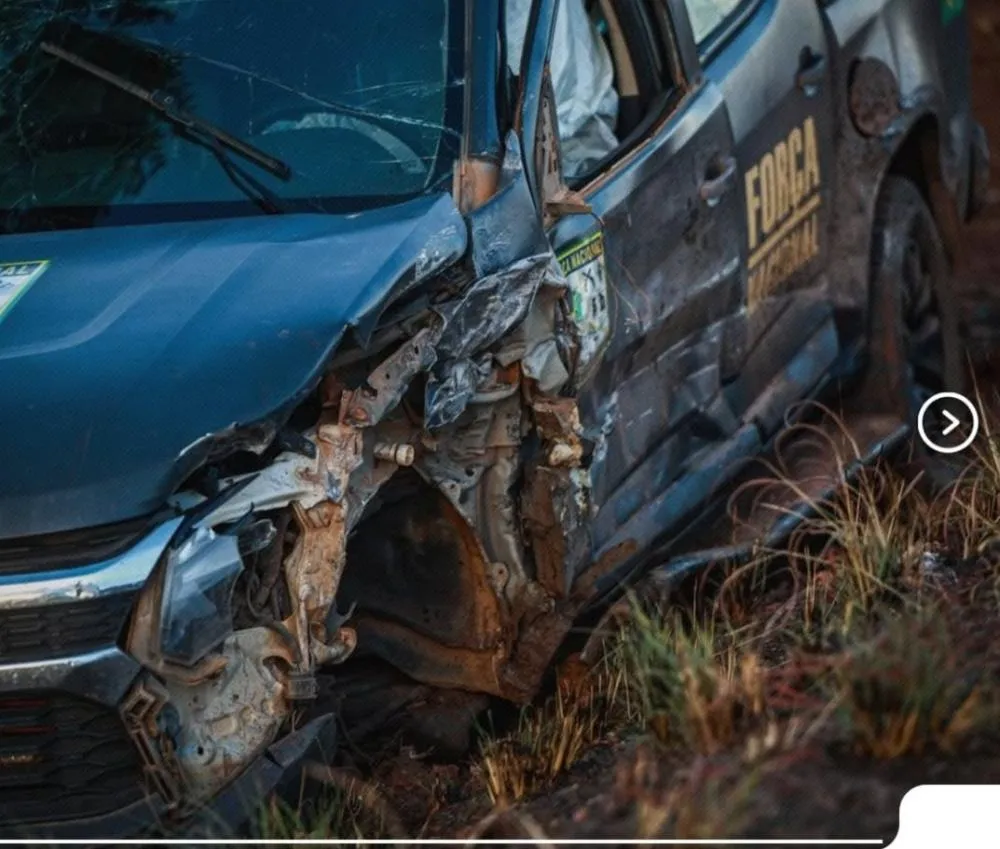 ACIDENTE ENTRE VEICULO DE PASSEIO E VIATURA DA FORÇA NACIONAL MATA SUB-TENENTE, NA 316 ENTRE TIMON E CAXIAS