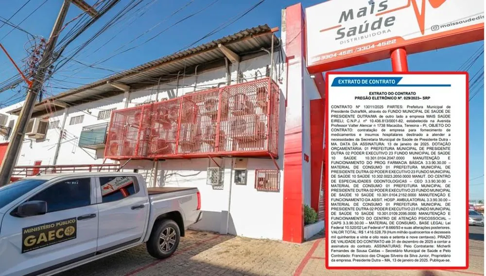 BOMBA! BOMBA! BOMBA! GAECO investiga lavagem de dinheiro e bloqueia atividades de empresa com contrato de quase um Milhão e Meio com a prefeitura de Presidente Dutra