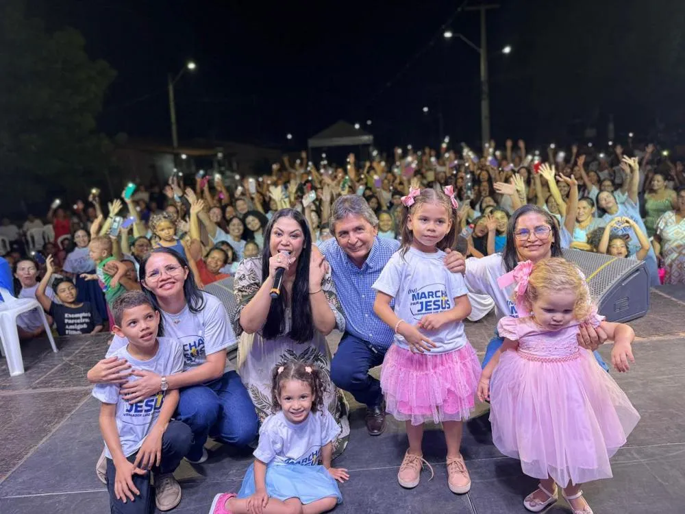 Prefeito Zezão e vice Geraldina promovem a maior festa evangélica já vista em Governador Luiz Rocha