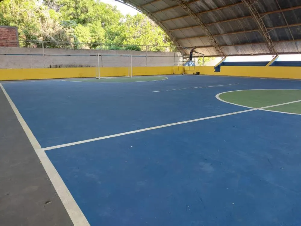 Ginásio Poliesportivo Severino Nunes passa por grande reforma para receber Campeonato de Futsal em Governador Luís Rocha - MA