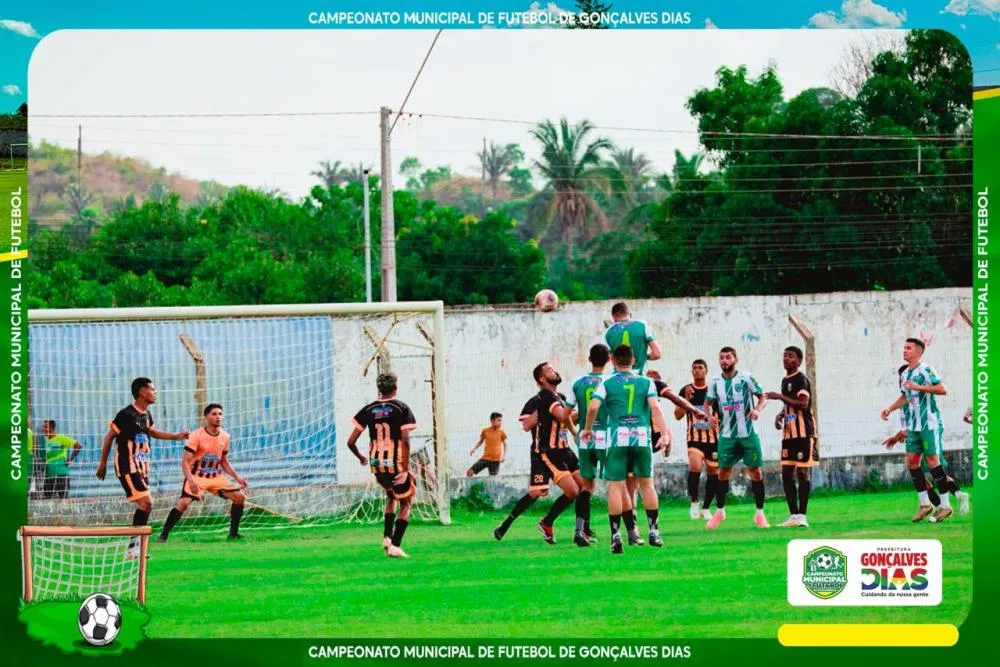 Campeonato Municipal de Gonçalves Dias agita final de semana com goleadas e muito futebol