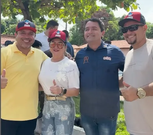 Em Graça Aranha, Núbia Patrol e Railton Soares declaram apoio ao deputado federal Junior Lourenço.