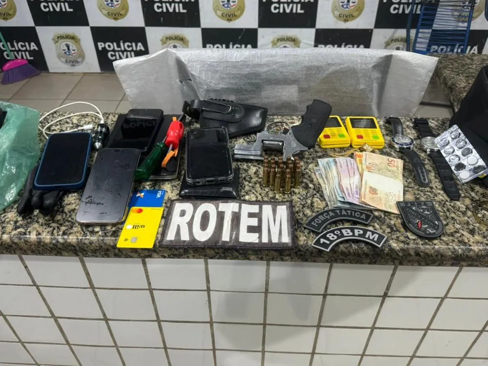 POLICIAIS DA ROTEM PRENDE TRIO ARMADO EM DOM PEDRO APÓS TENTATIVA DE ROUBO EM PRESIDENTE DUTRA