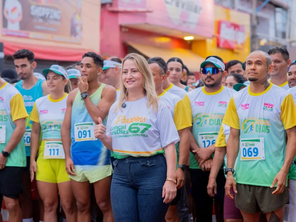 Corrida Rústica marca aniversário de 67 anos da cidade de Gonçalves Dias