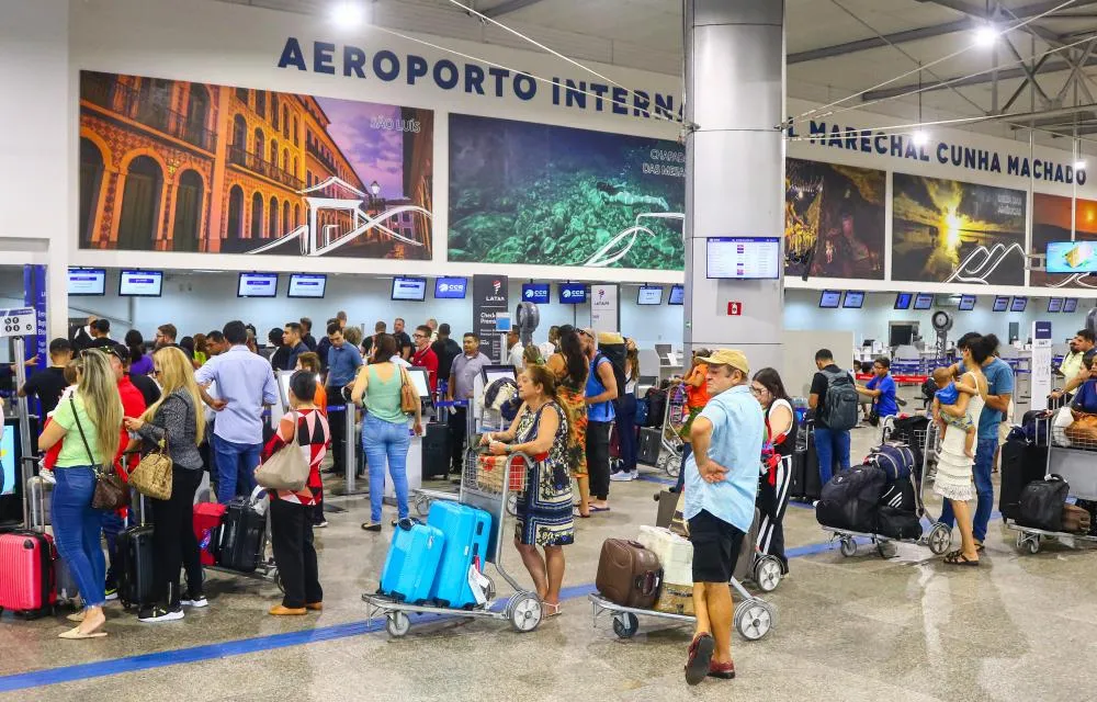 Fluxo aéreo no Maranhão atinge 2,2 milhões de passageiros em 2025 e registra maior resultado da série histórica