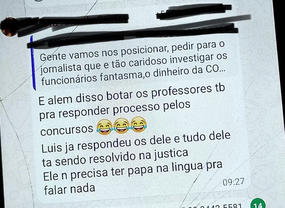 Aliados de Ex-prefeito Luís do Cinema Tentam Intimidar Professores Após Confissão de Concessão Irregular de Portarias