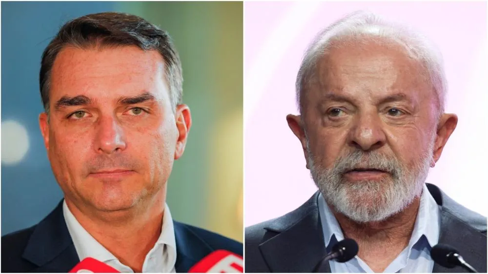 Nova pesquisa mostra disputa apertada entre Flávio Bolsonaro e Lula