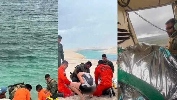 Turista de São Paulo resgatado nos Lençóis Maranhenses perde os movimentos após lesão na coluna
