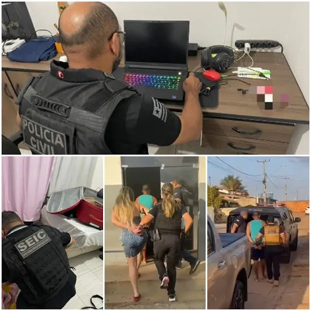 Esquema de falsa central de atendimento bancário é desmontado pela polícia em Imperatriz; duas pessoas são presas