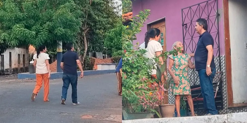Prefeito Zezão percorre ruas de Governador Luiz Rocha para agradecer eleitores após vitória nas urnas