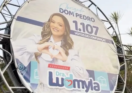 DOM PEDRO: Dra. Ludmila Nogueira celebra vitória com apoiadores em agradecimetno aos 1.107 votos de confiança