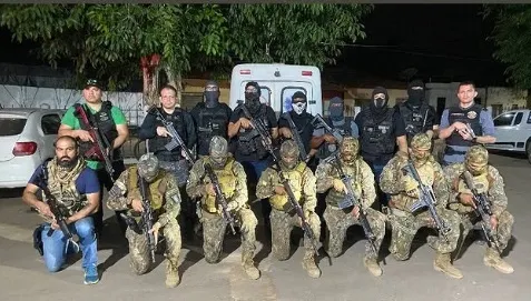 Dois criminosos morrem em confronto com a polícia durante operação na cidade de Arame